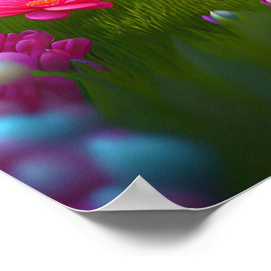 Poster Petit chiot avec ballons - doux (Coin)