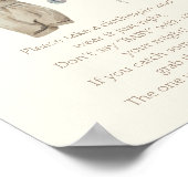 Poster Petit Citrouille Automne Vêtements Fille Ne pas di (Coin)