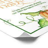 Poster Petit Citrouille Livres de douche pour bébé Pannea (Coin)