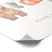 Poster Petit Citrouille Merci de vêtements de garçon pour (Coin)