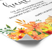 Poster petit citrouille pacifier chasse jeu de baby showe (Coin)