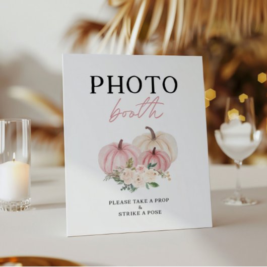 Poster Petit Citrouille Tourne un panneau photo