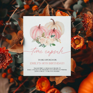 Poster Petit Citrouille Tourne un seul signe de la capsul