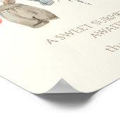 Poster Petit Citrouille Vêtements d'automne Fille Déchets (Coin)