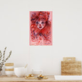POSTER PETIT CLOWN ROUGE (Cuisine)