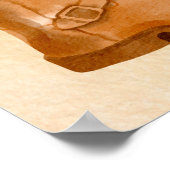 Poster Petit cowboy bébé cheval de premier rodéo annivers (Coin)