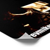 Poster petit crâne l'impression de l'affiche (Coin)