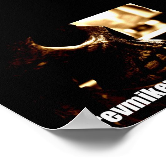 Poster petit crâne l'impression de l'affiche (Coin)