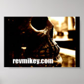 Poster petit crâne l'impression de l'affiche (Devant)