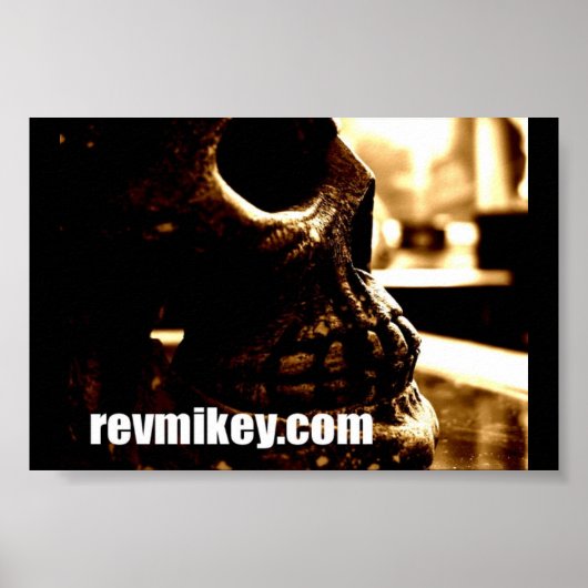 Poster petit crâne l'impression de l'affiche (Devant)