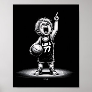 Poster Petit cri Luka par en colère et fâché contre toi