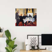 Poster Petit déjeuner au Blankenberghe (Bureau à domicile)