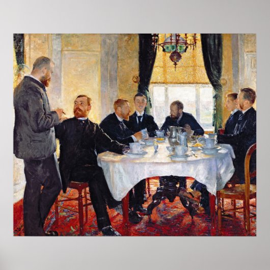 Poster Petit déjeuner au Blankenberghe (Devant)