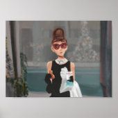 Poster petit-déjeuner au tiffany's (Devant)