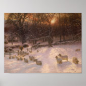 Poster Petit déjeuner d'hiver, Joseph Farquharson (Devant)