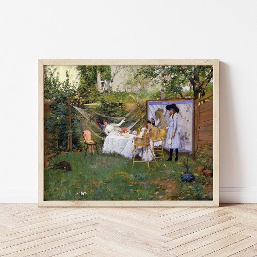 Poster Petit-déjeuner en plein air | William Merritt Chas