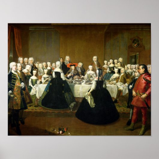 Poster Petit déjeuner mariage (Devant)