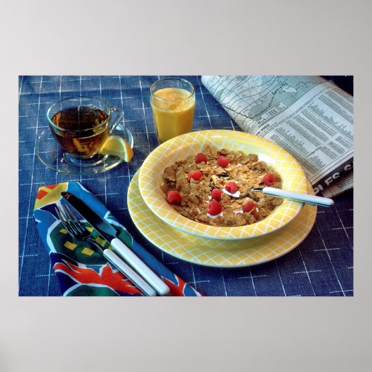 Poster Petit déjeuner matinal (Devant)