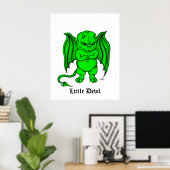 Poster Petit diable méchant (Bureau à domicile)