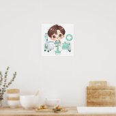 Poster Petit Docteur Gentil (Cuisine)