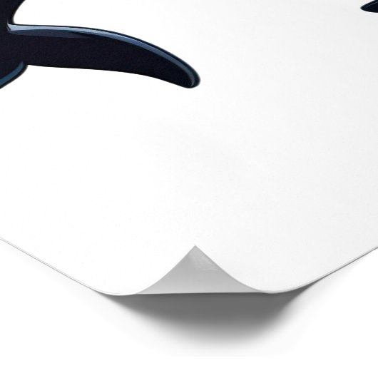 Poster Petit Doodle Cute Orca (Coin)