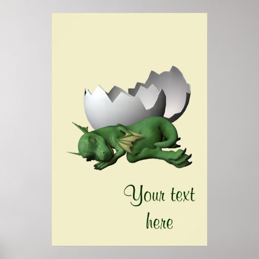 Poster Petit Dragon (Devant)