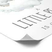 Poster Petit éléphant Petit garçon Petit Baby shower de c (Coin)