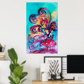 Poster Petit Elfe de Champignons (Bureau à domicile)