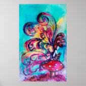 Poster Petit Elfe de Champignons (Devant)