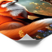 Poster Petit Érable | Hibou 🦊 Petits Contes de Lumière (Coin)
