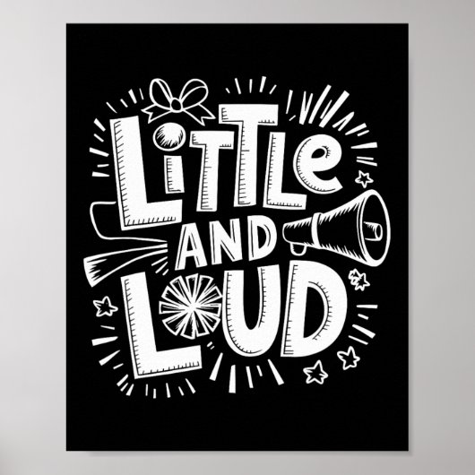 Poster Petit et fort, Cheerer Cheerleader et Cheer Che (Devant)