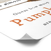 Poster Petit fantôme - Combien de citrouilles (Coin)