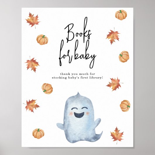 Poster Petit fantôme - Livres pour bébé (Devant)