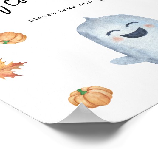 Poster Petit fantôme - Merci à venir (Coin)