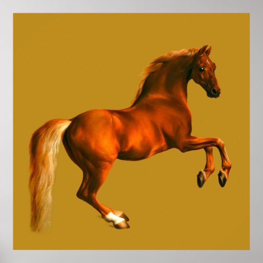 Poster Petit-fils de Godolphin Arabian, Whistlejacket (Devant)