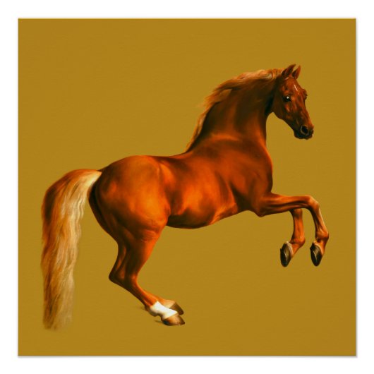 Poster Petit-fils de Godolphin Arabian, Whistlejacket (Devant)