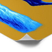 Poster Petit-fils du Godolphin Arabian ... Cheval bleu (Coin)