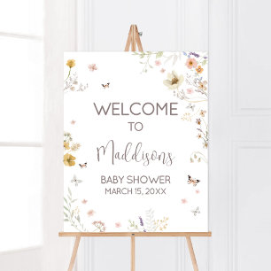 Poster Petit Fleur sauvage Botanique Bienvenue au printem