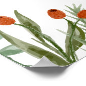 Poster Petit Fleur sauvage Sur Le Chemin De L'Affiche de  (Coin)