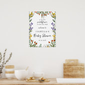 Poster Petit Fleur sauvage Sur Le Chemin De L'Affiche de  (Cuisine)