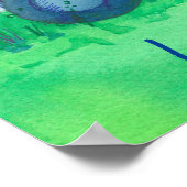 Poster Petit garçon et chien Jouons (Coin)