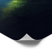 Poster Petit Garçon et Renard. Illustration d'art de mate (Coin)