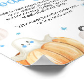 Poster Petit garçon Halloween Petit garçon Ne dis pas béb (Coin)