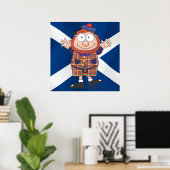 Poster Petit gars écossais (Bureau à domicile)