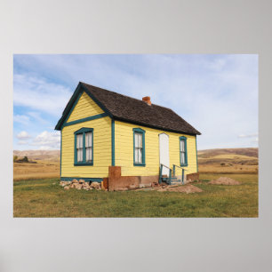Poster Petit gîte jaune