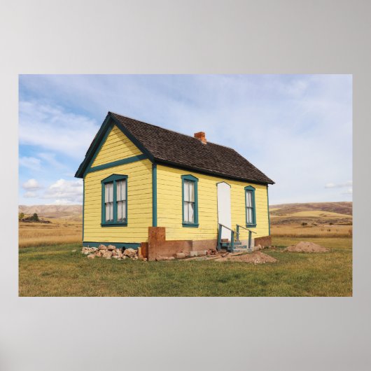 Poster Petit gîte jaune (Devant)
