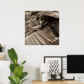 Poster Petit Gosling sous l'aile de maman (Bureau à domicile)
