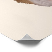Poster Petit Hamster Cute Tenant Un Muffin (Coin)
