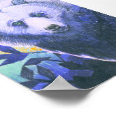 Poster Petit imprimé de l'ours de Shaman (Coin)