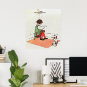 Poster Petit Jack Horner assis dans le coin (Bureau à domicile)